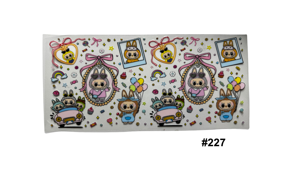 TV/Movie Character 16oz Cup Wraps