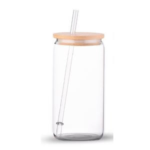 16oz Solid Glass Libby Tumbler (No Snowglobe)