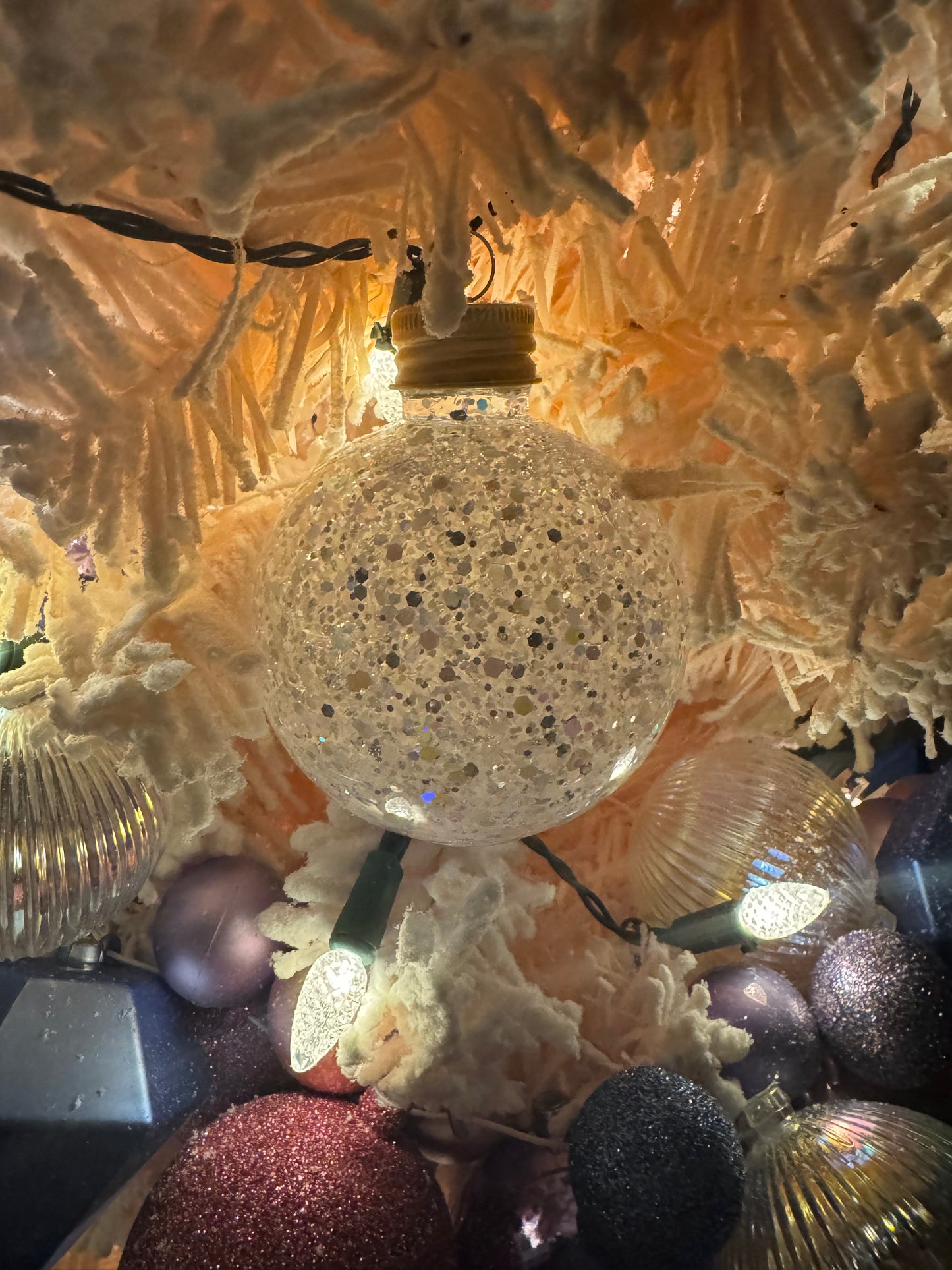 Custom Snowglobe Christmas Ornament