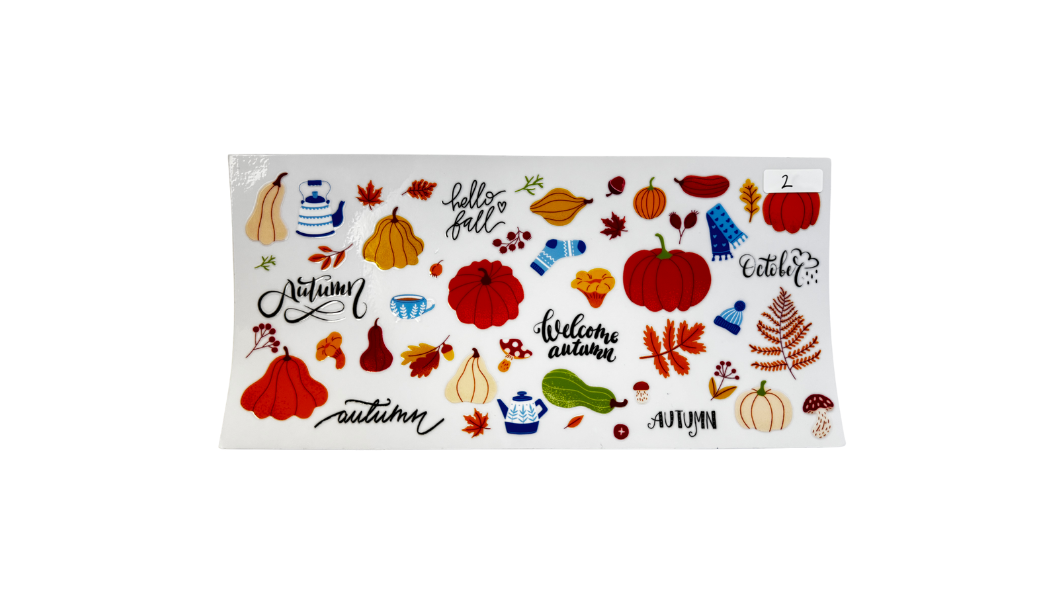 Fall 16oz Cup Wraps