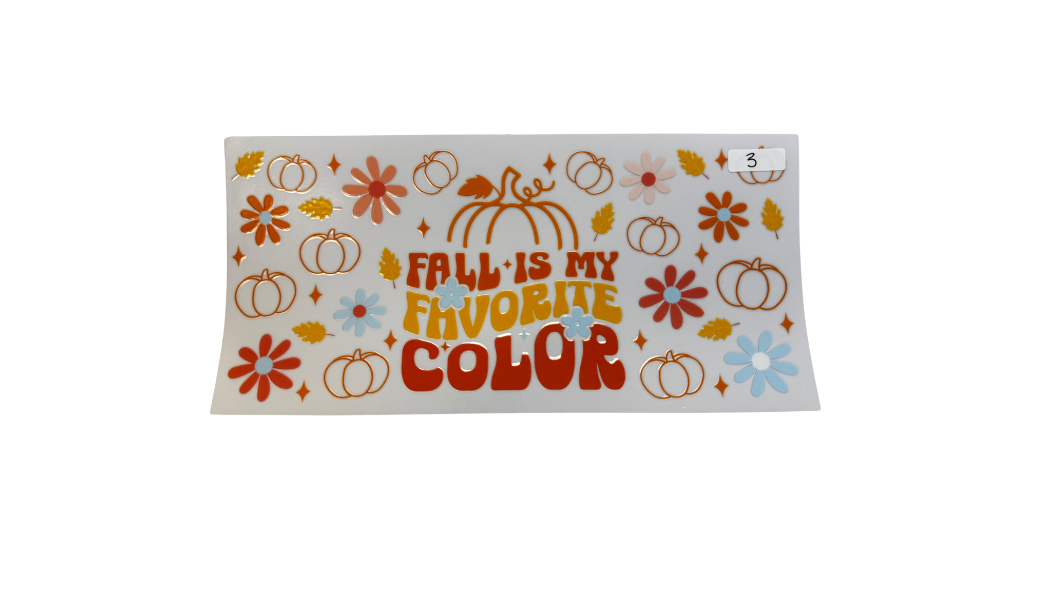 Fall 16oz Cup Wraps