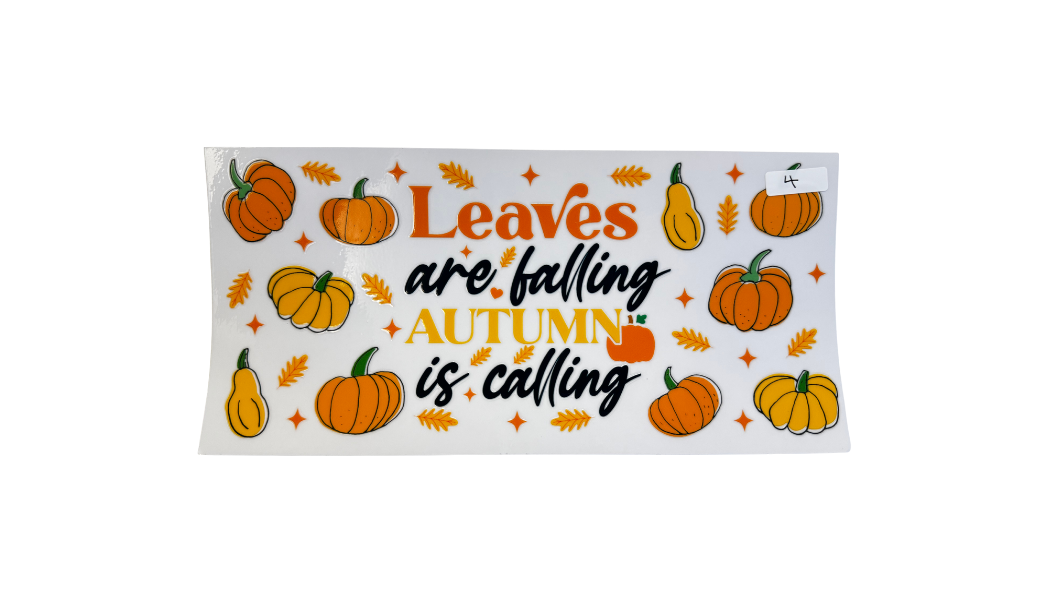 Fall 16oz Cup Wraps