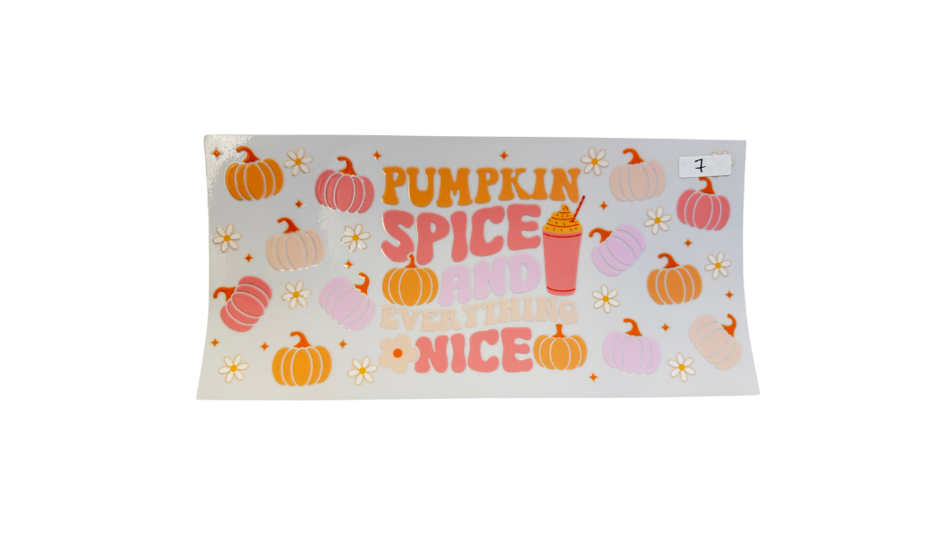 Fall 16oz Cup Wraps