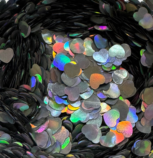 Queen of Hearts - Holographic Shaped