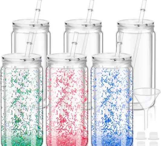 16oz Acrylic Snowglobe Cup Blanks