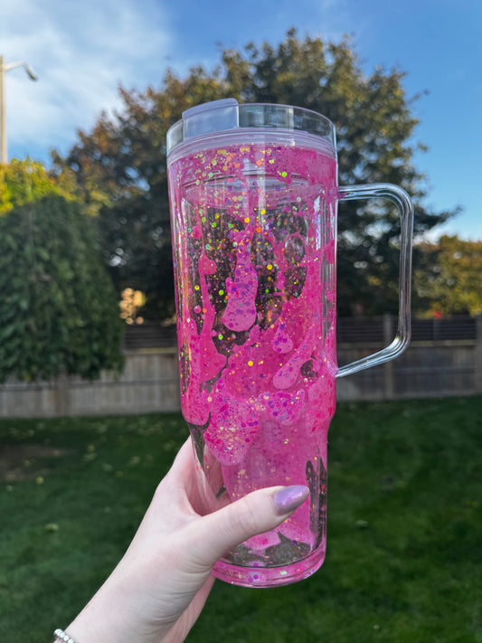 40oz Ready to Ship Live Pink Lava